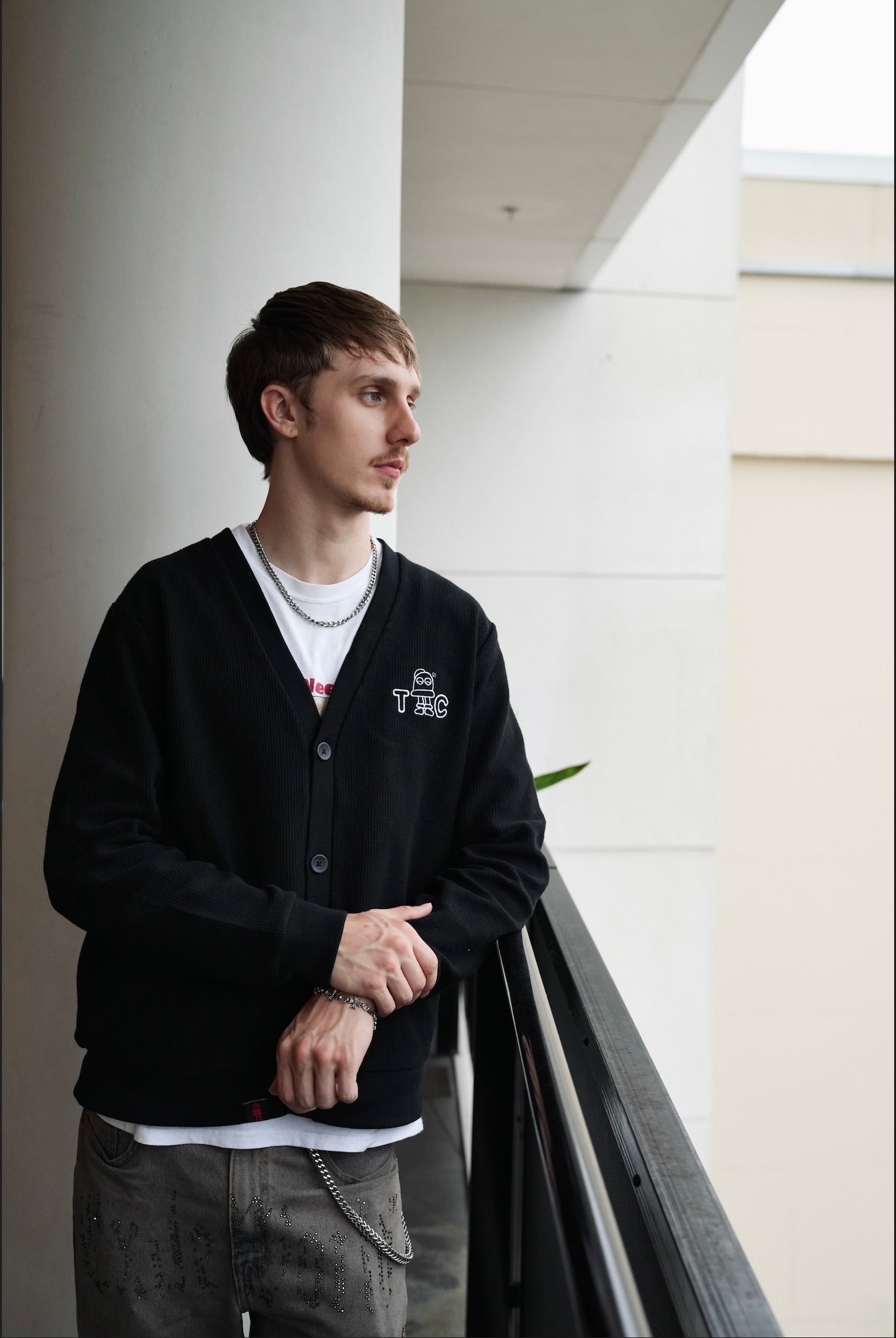 Black BlunTIC Cordy Cardigan