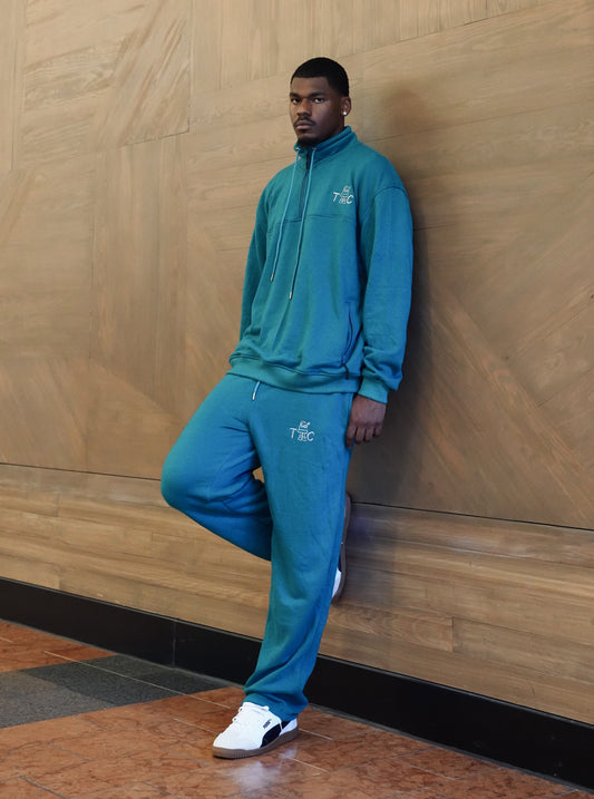 'TIC' Luxe Terry QtrZip Set