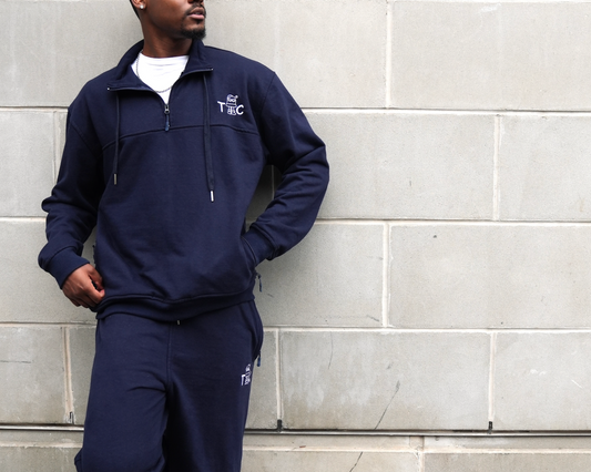 'TIC' Luxe Terry QtrZip Set