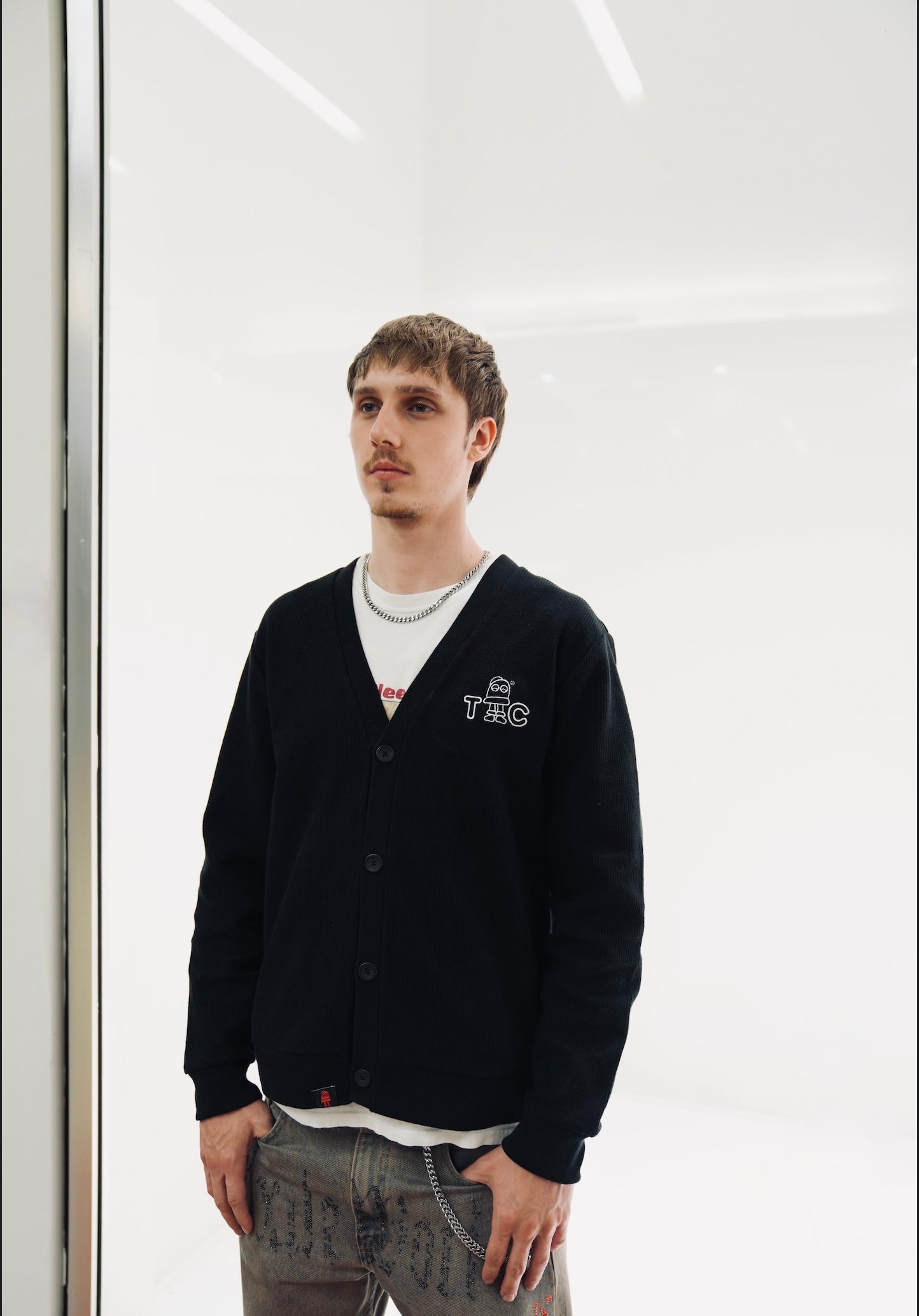 Black BlunTIC Cordy Cardigan