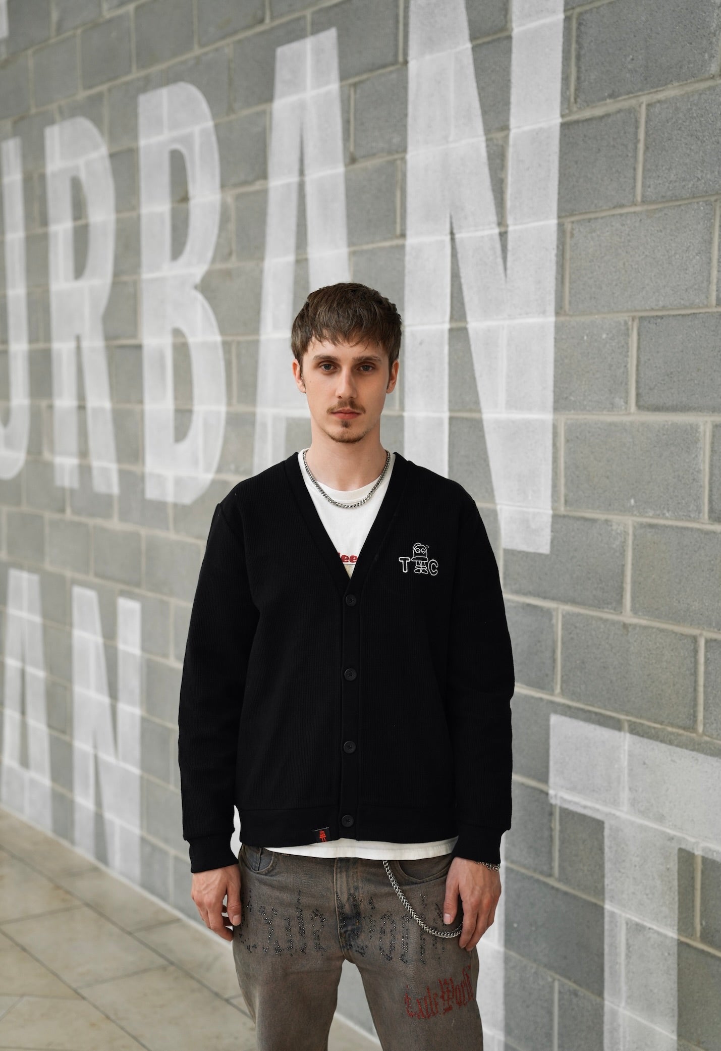 Black BlunTIC Cordy Cardigan